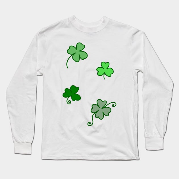 Clovers! Long Sleeve T-Shirt by saradaboru